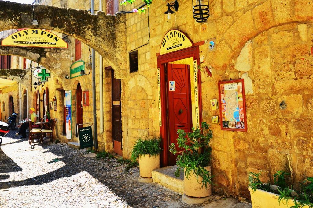 Olympos Pension Rhodes City Exterior foto