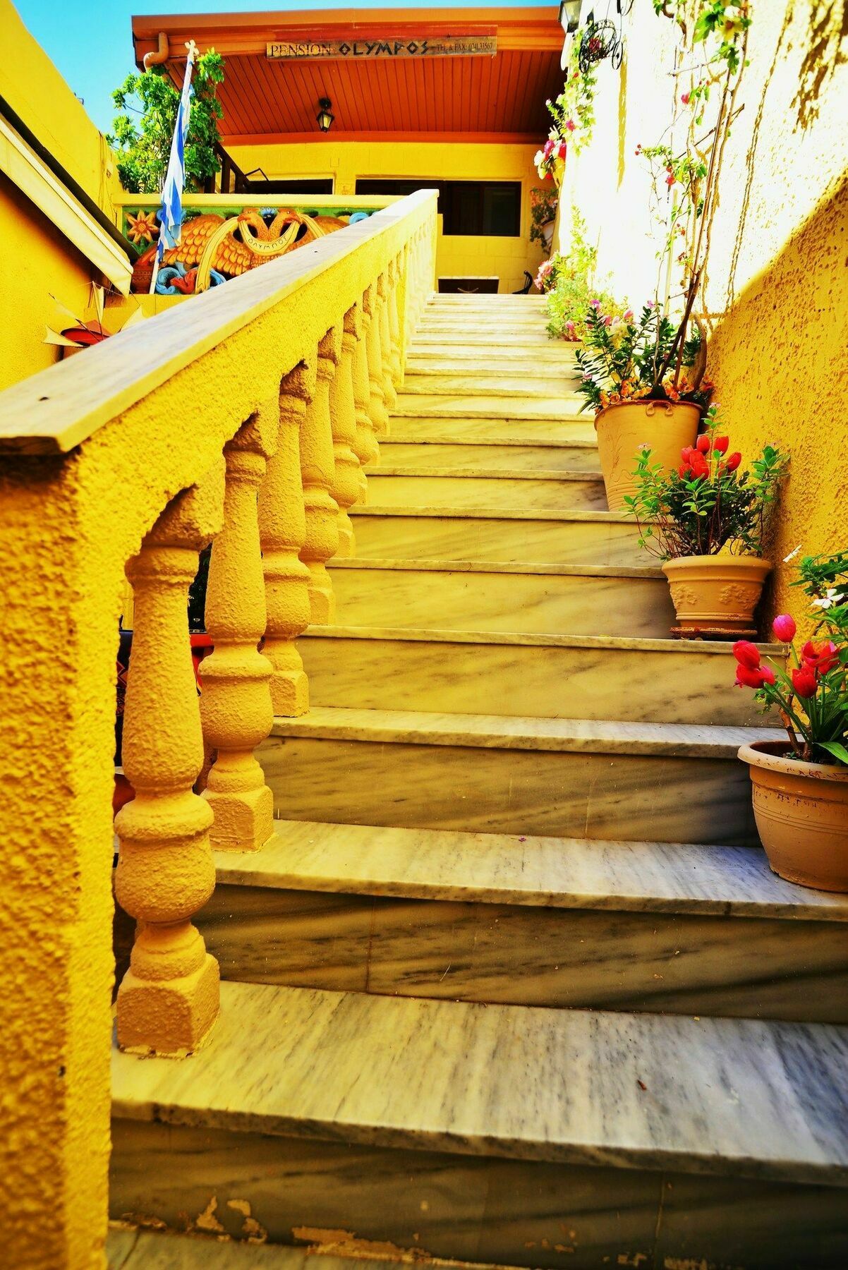 Olympos Pension Rhodes City Exterior foto