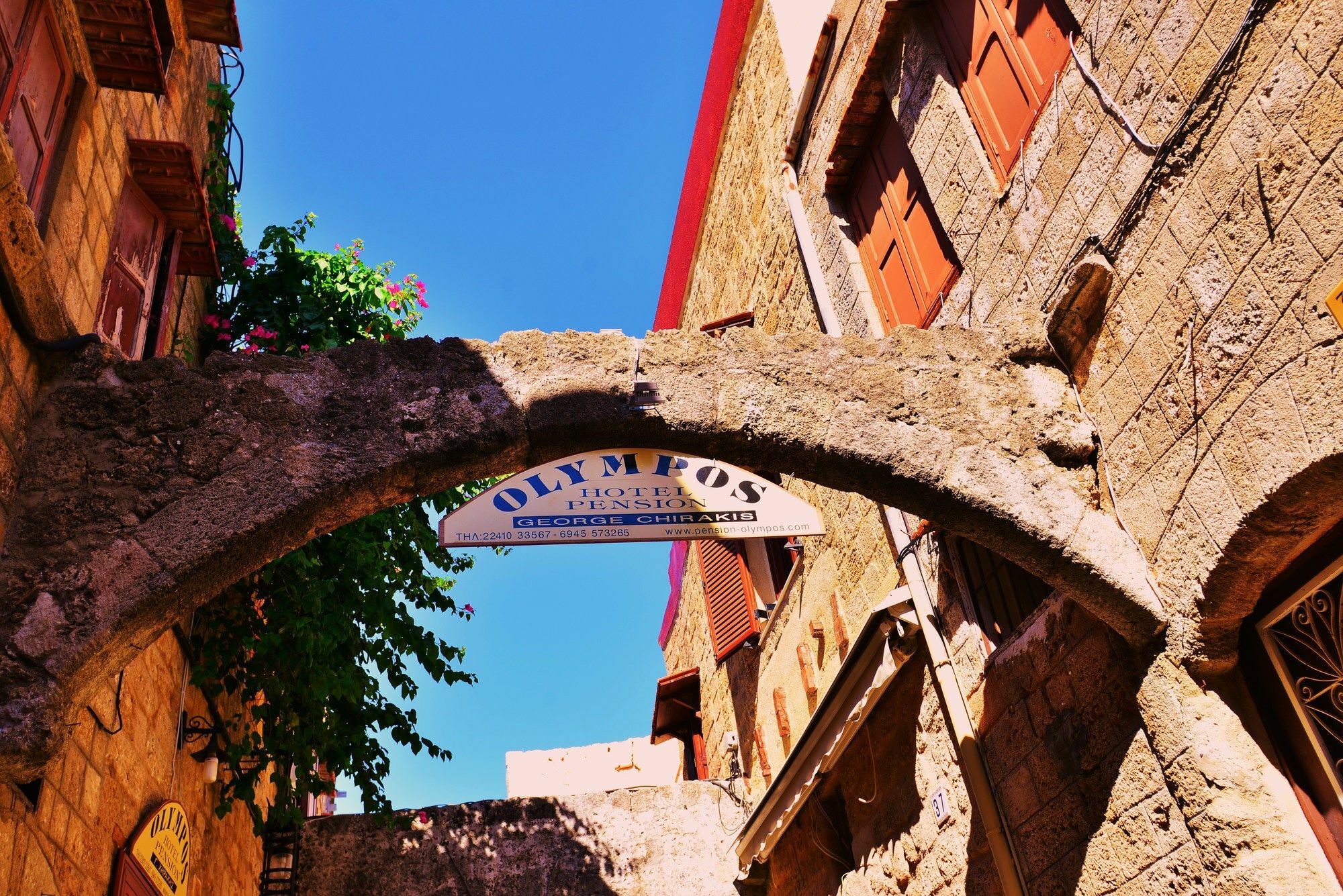 Olympos Pension Rhodes City Exterior foto